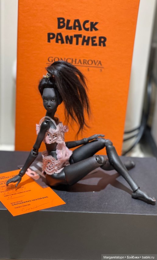 Авторская кукла BJD от Гончаровой Black Panther (фото 5)
