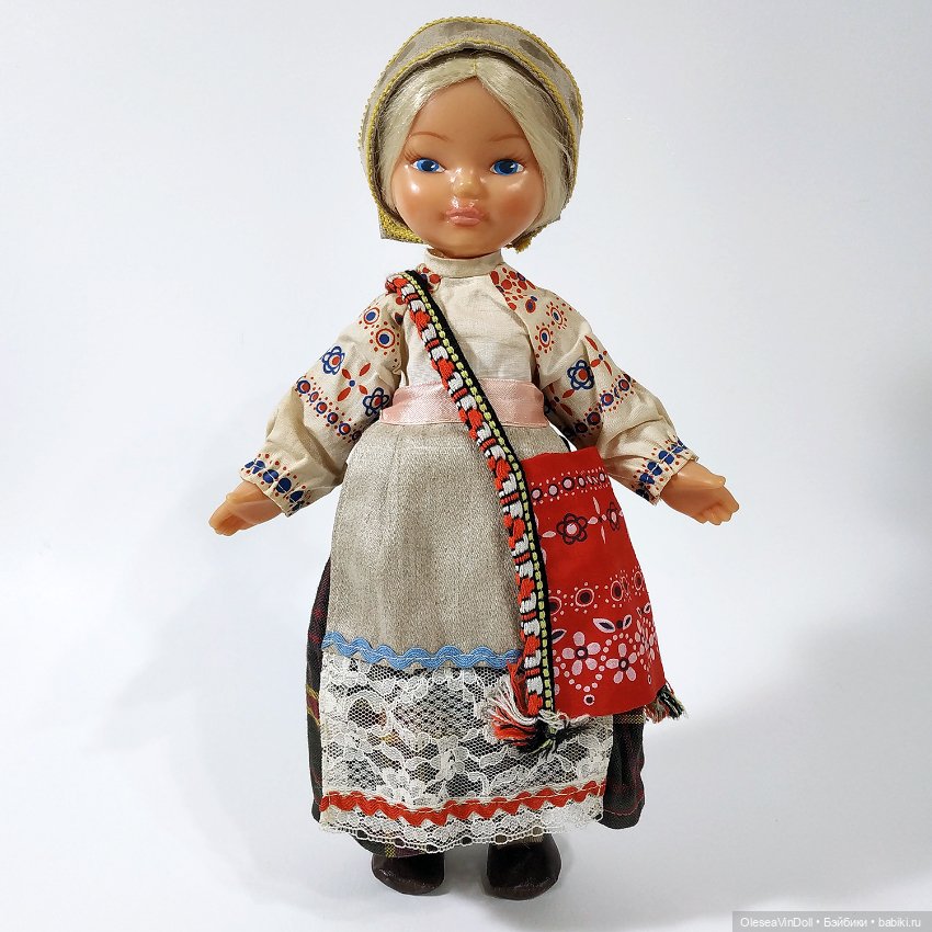 Маричка. Винтажная Куколка с Сумкой. Ранняя. Клеймо Мишка. Мотовилова. ЛПО "Игрушка" (Ленигрушка). С (фото 5)