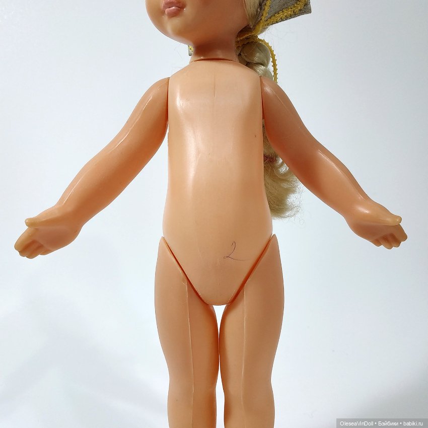 Маричка. Винтажная Куколка с Сумкой. Ранняя. Клеймо Мишка. Мотовилова. ЛПО "Игрушка" (Ленигрушка). С