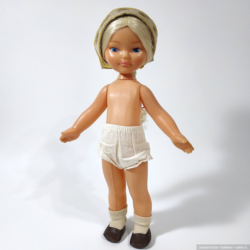 Маричка. Винтажная Куколка с Сумкой. Ранняя. Клеймо Мишка. Мотовилова. ЛПО "Игрушка" (Ленигрушка). С