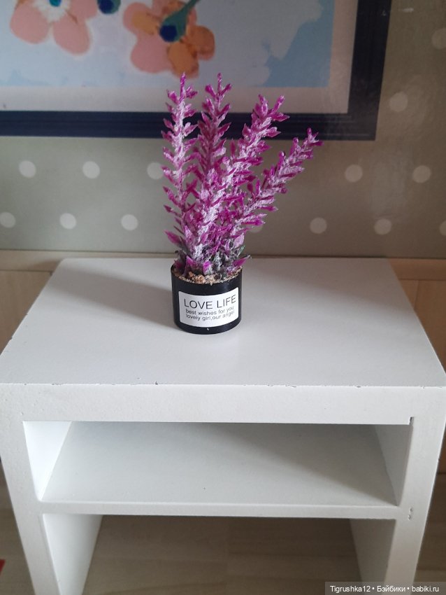 Цветок в горшочке — Миниатюра для кукол (фото 3)