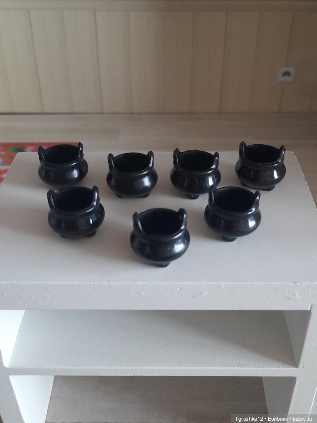 Горшочки — Миниатюра для кукол (фото 4)