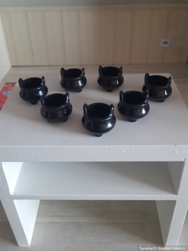 Горшочки — Миниатюра для кукол (фото 2)