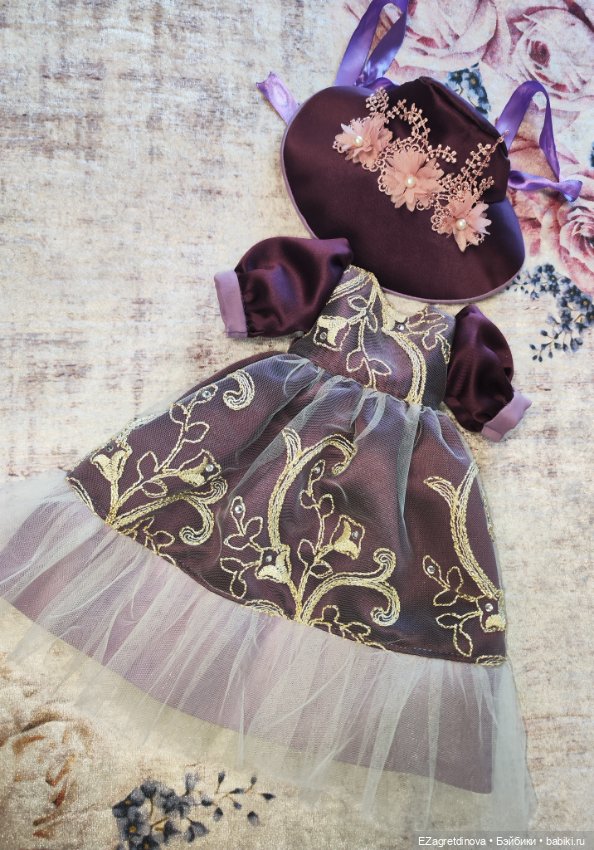 Платье и шляпка для Готц На бал