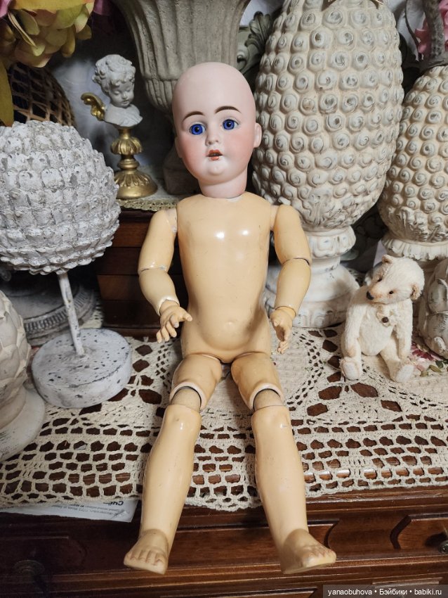 Антикварная кукла Louis Wolf, Германия