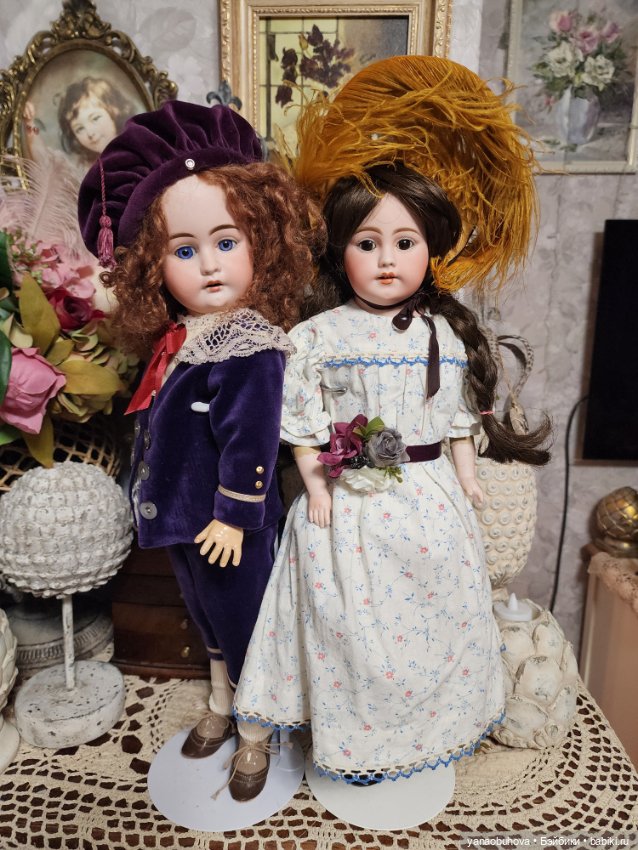 Антикварная кукла Louis Wolf, Германия