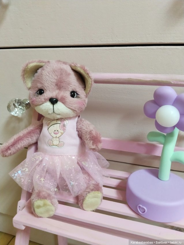 Розовая лисица — Авторские игрушки