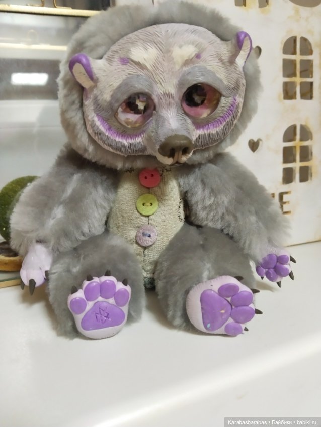 Забавный медведь — Авторские игрушки (фото 2)