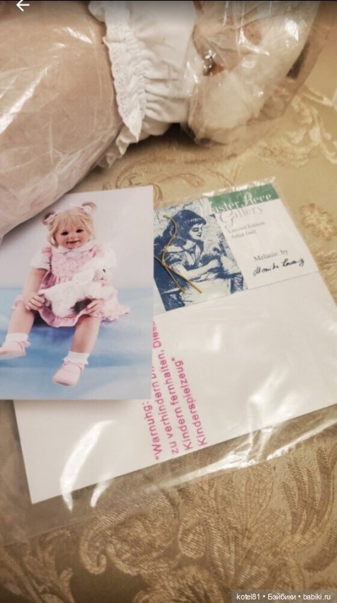 Monika Levenig кукла коллекционная виниловая (фото 4)