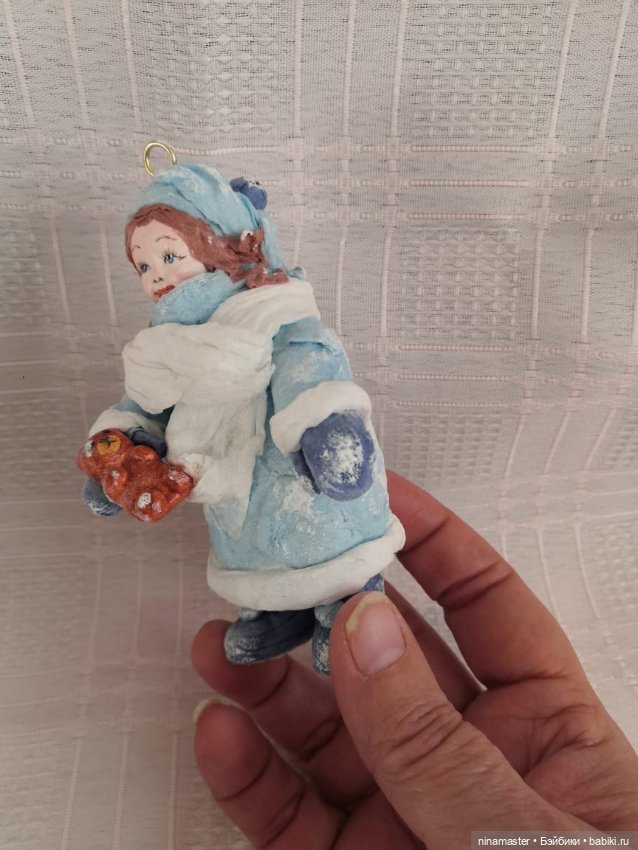 Ватные елочные игрушки — Авторские игрушки (фото 8)