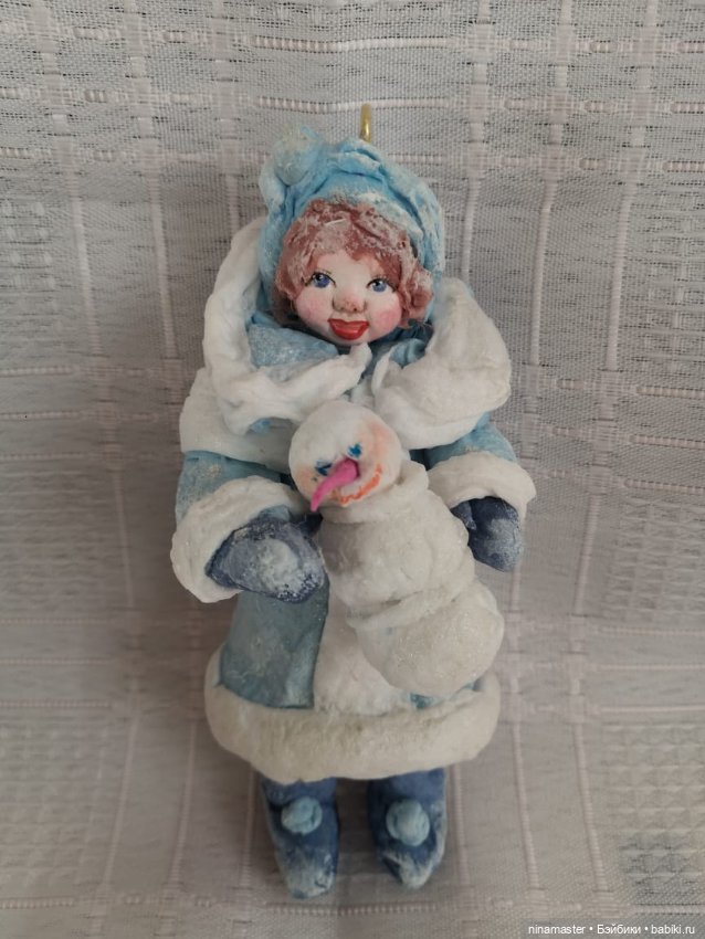 Ватные елочные игрушки — Авторские игрушки