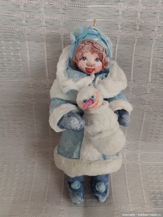 Ватные елочные игрушки — Авторские игрушки