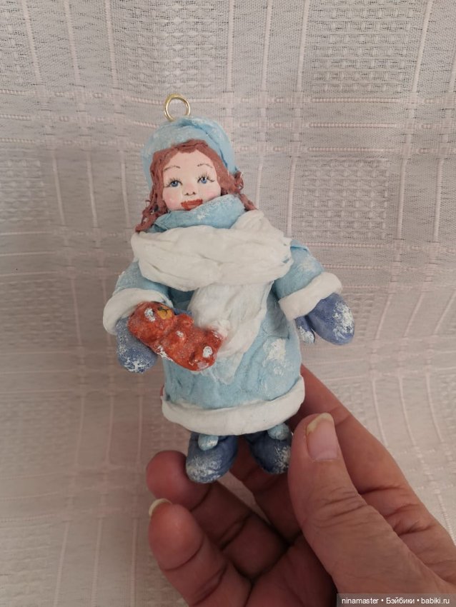 Ватные елочные игрушки — Авторские игрушки (фото 7)