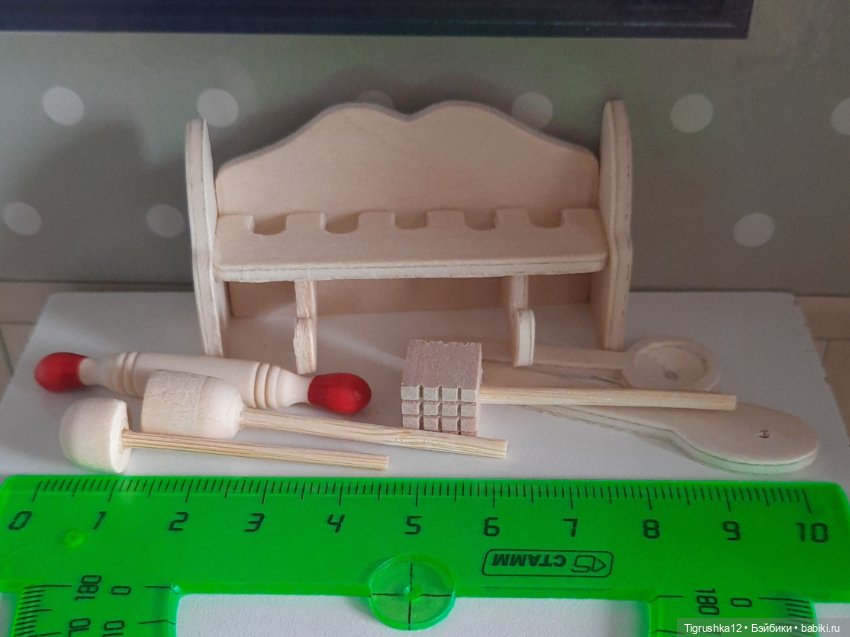 Набор на кухню — Миниатюра для кукол (фото 7)