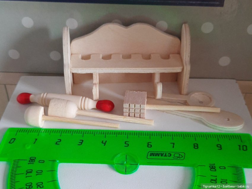 Набор на кухню — Миниатюра для кукол (фото 6)