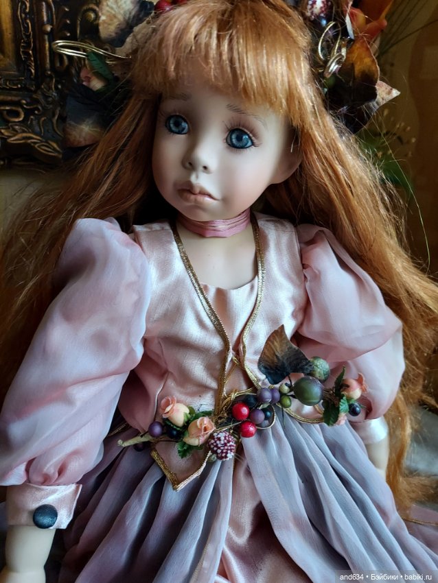 РЕЙЧЕЛ ЛЕСНАЯ ФЕЯ — Фарфоровые куклы (фото 3)