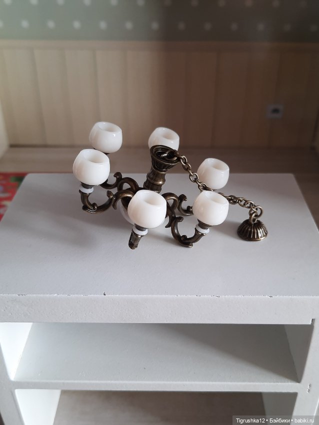 Люстра #2 — Миниатюра для кукол (фото 2)