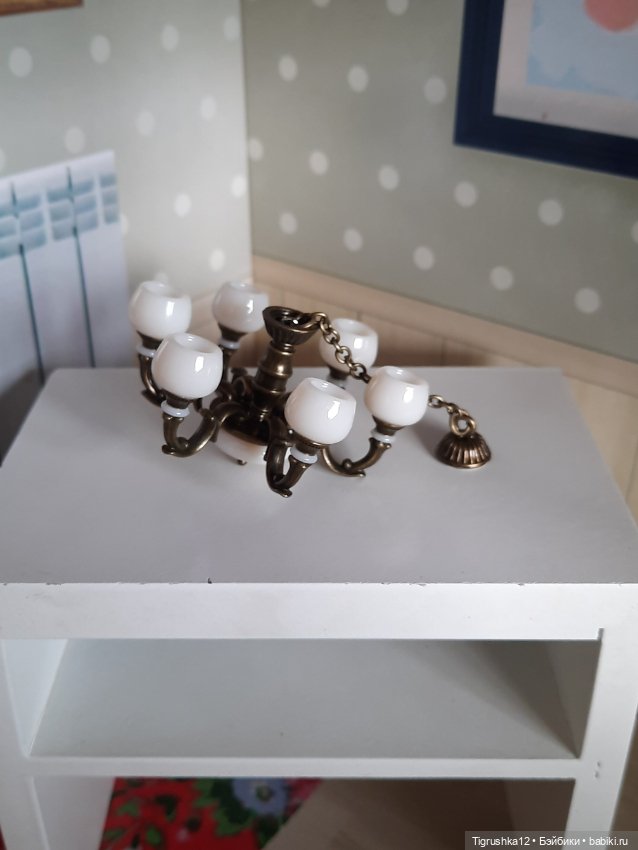 Люстра #2 — Миниатюра для кукол (фото 6)