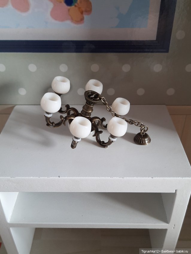 Люстра #2 — Миниатюра для кукол (фото 4)