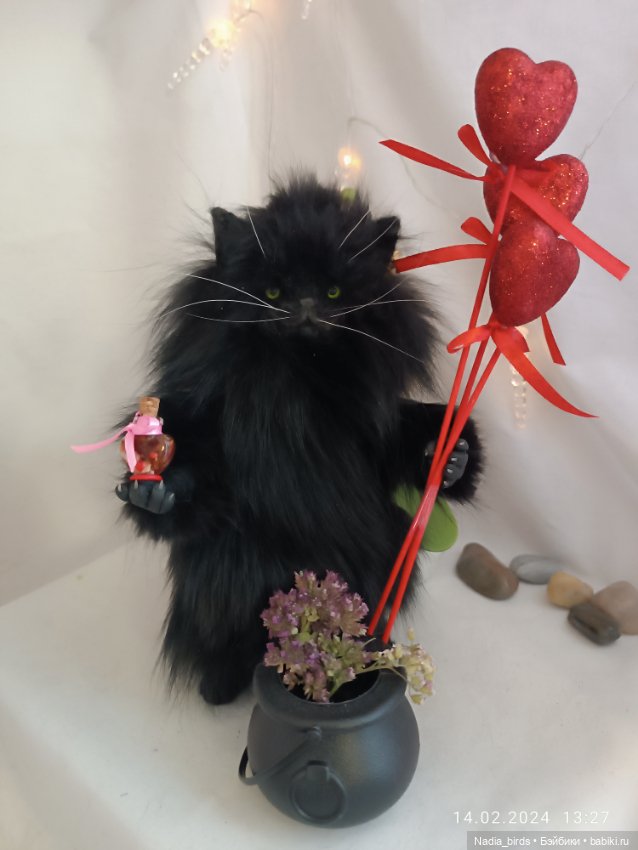 Шторм, кот-зельевар — Авторские игрушки (фото 10)