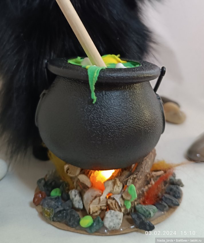 Шторм, кот-зельевар — Авторские игрушки (фото 5)