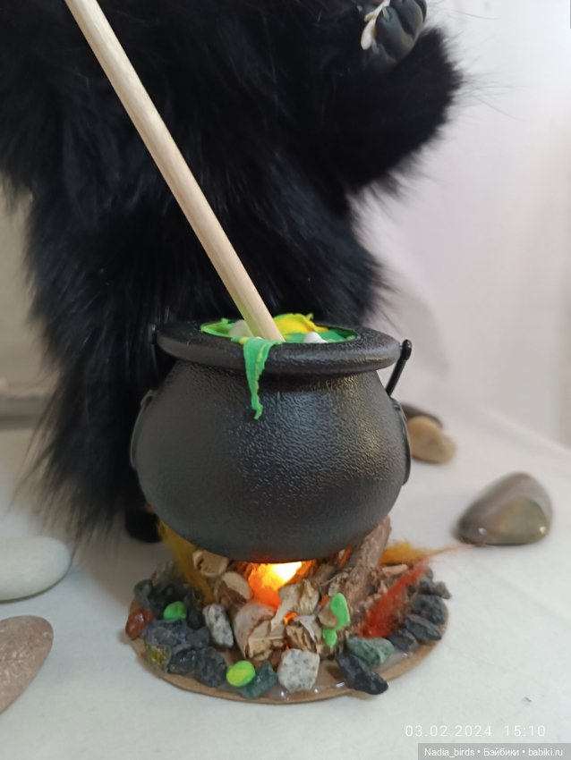 Шторм, кот-зельевар — Авторские игрушки (фото 4)