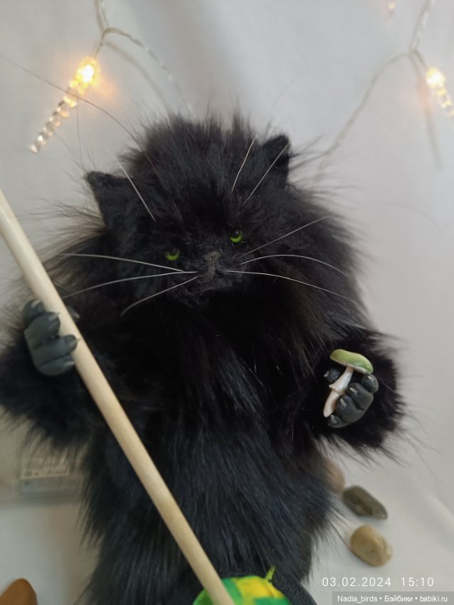 Шторм, кот-зельевар — Авторские игрушки (фото 7)