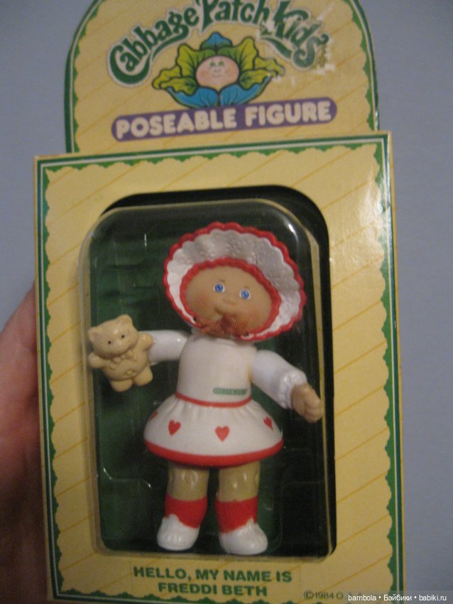 Винтажные фигурки мини-капустки новые в упаковке 1984г (фото 5)