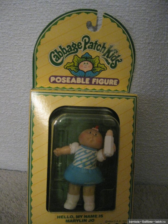 Винтажные фигурки мини-капустки новые в упаковке 1984г (фото 7)