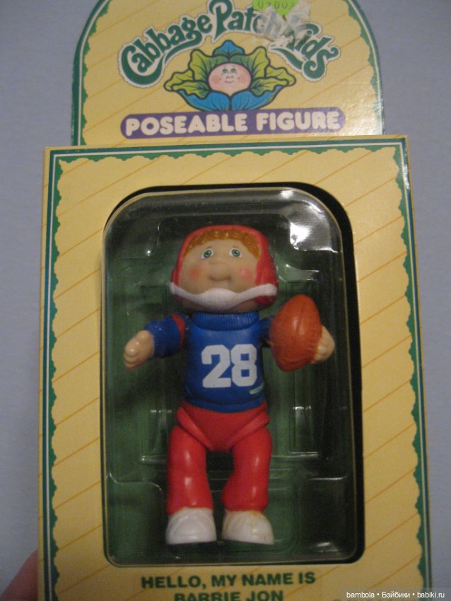 Винтажные фигурки мини-капустки новые в упаковке 1984г (фото 8)