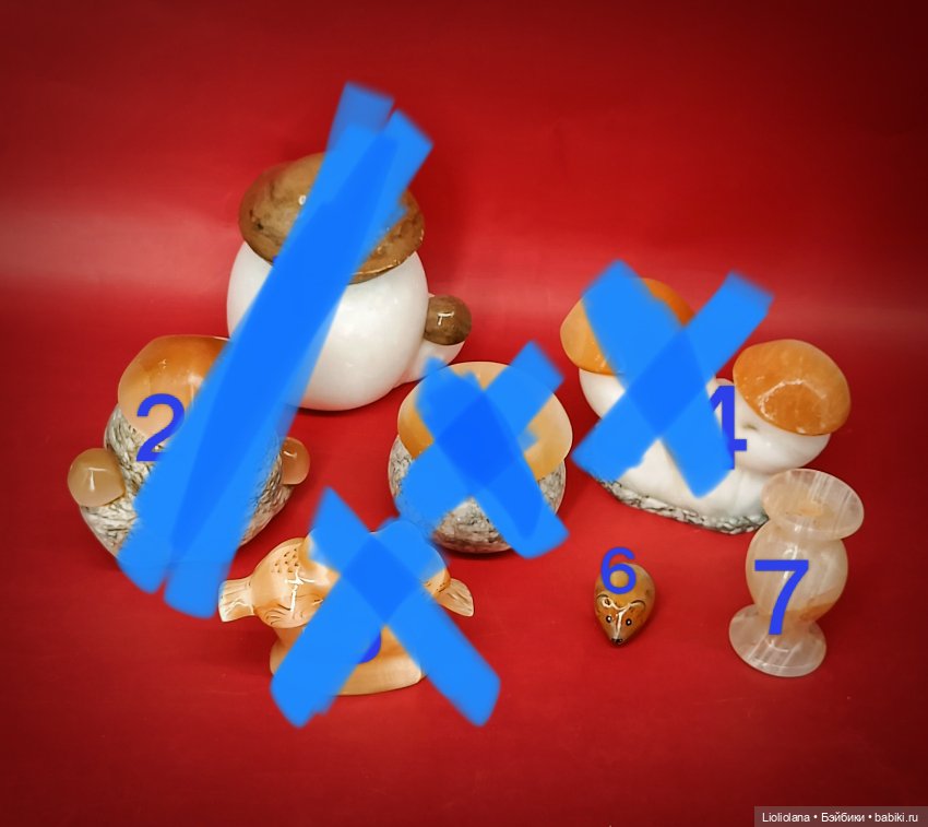 Винтажные шкатулки-грибочки и фигурки СССР