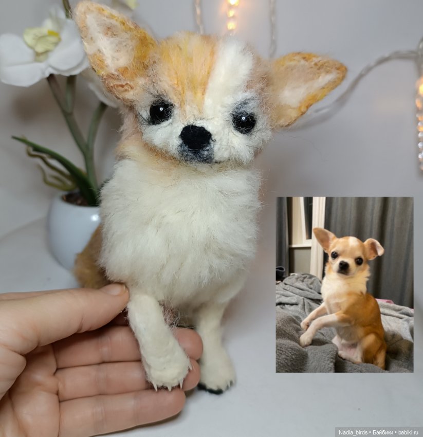 Портретная игрушка по фото котика/собаки (фото 3)