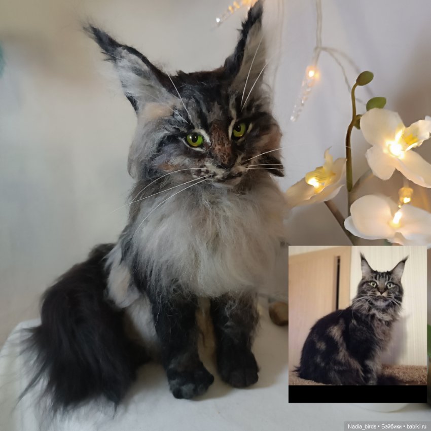 Портретная игрушка по фото котика/собаки