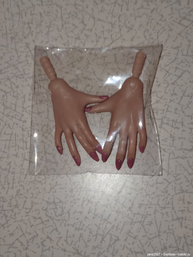 Сменные кисти Fashion royalty / Nu Face с длинными ногтями NRFP (Integrity toys) (фото 2)