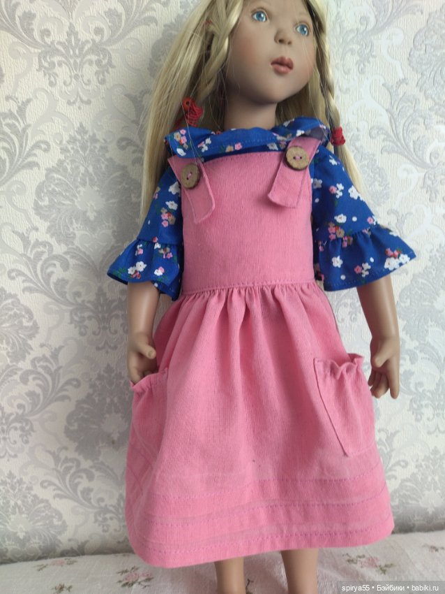 СКИДКА! Сарафан и блузка для кукол Готц и Цвергназе (фото 4)