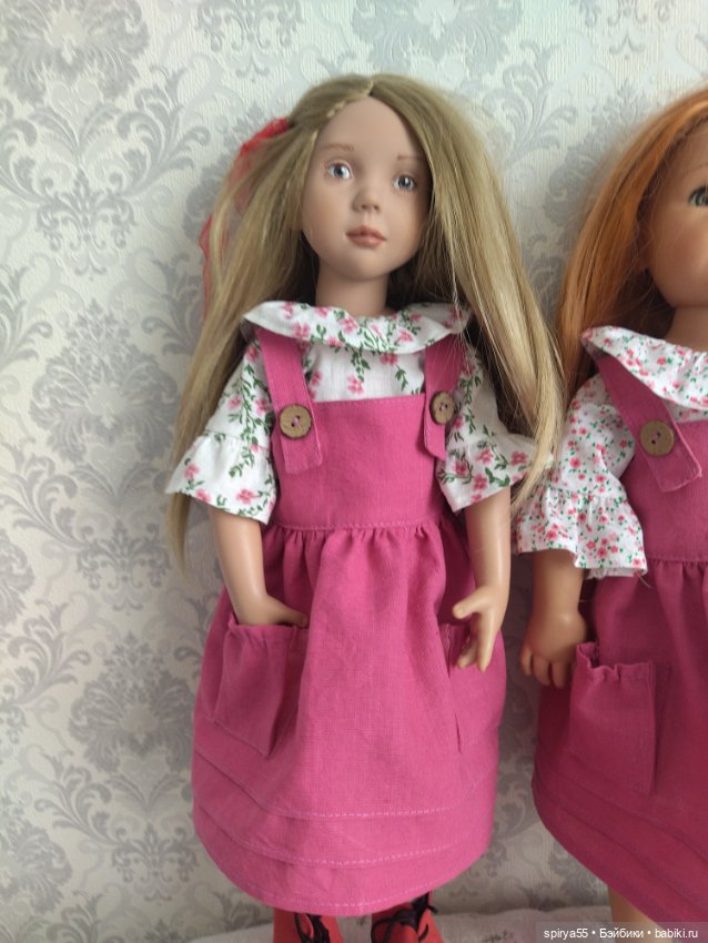 СКИДКА! Сарафан и блузка для кукол Готц и Цвергназе