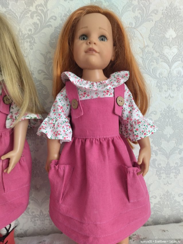 СКИДКА! Сарафан и блузка для кукол Готц и Цвергназе (фото 2)