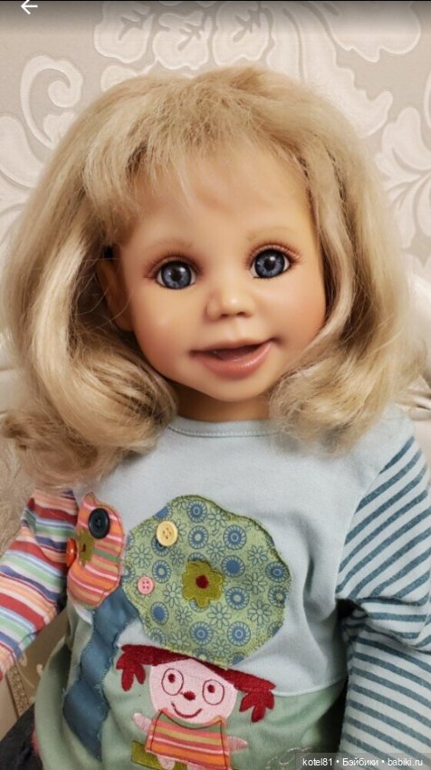 Кукла Gerlinde Feser улыбашка (фото 4)