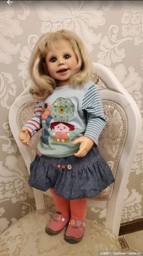 Кукла Gerlinde Feser улыбашка (фото 3)