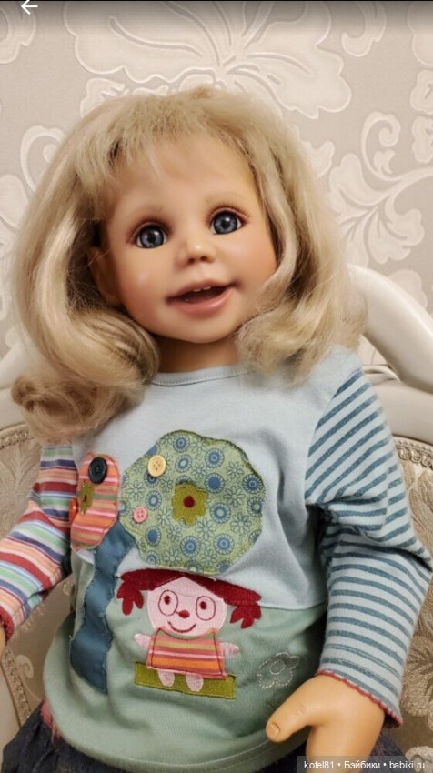 Кукла Gerlinde Feser улыбашка (фото 2)