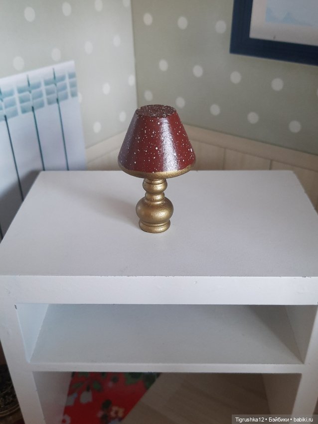 Лампа настольная — Миниатюра для кукол (фото 2)
