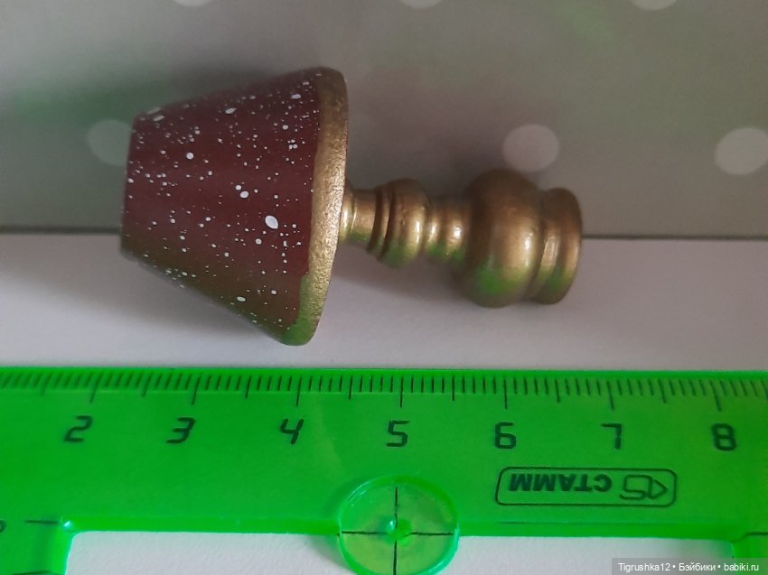 Лампа настольная — Миниатюра для кукол (фото 4)