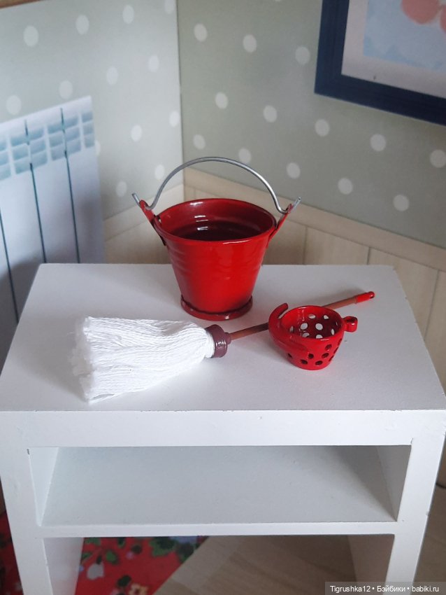 Набор для уборки — Миниатюра для кукол (фото 2)