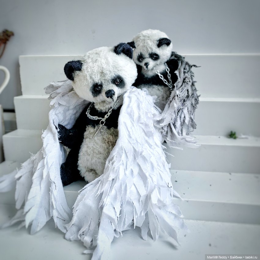 Мастер класс «панда-ангел» 18 см (фото 5)
