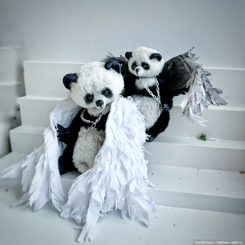 Мастер класс «панда-ангел» 18 см (фото 6)