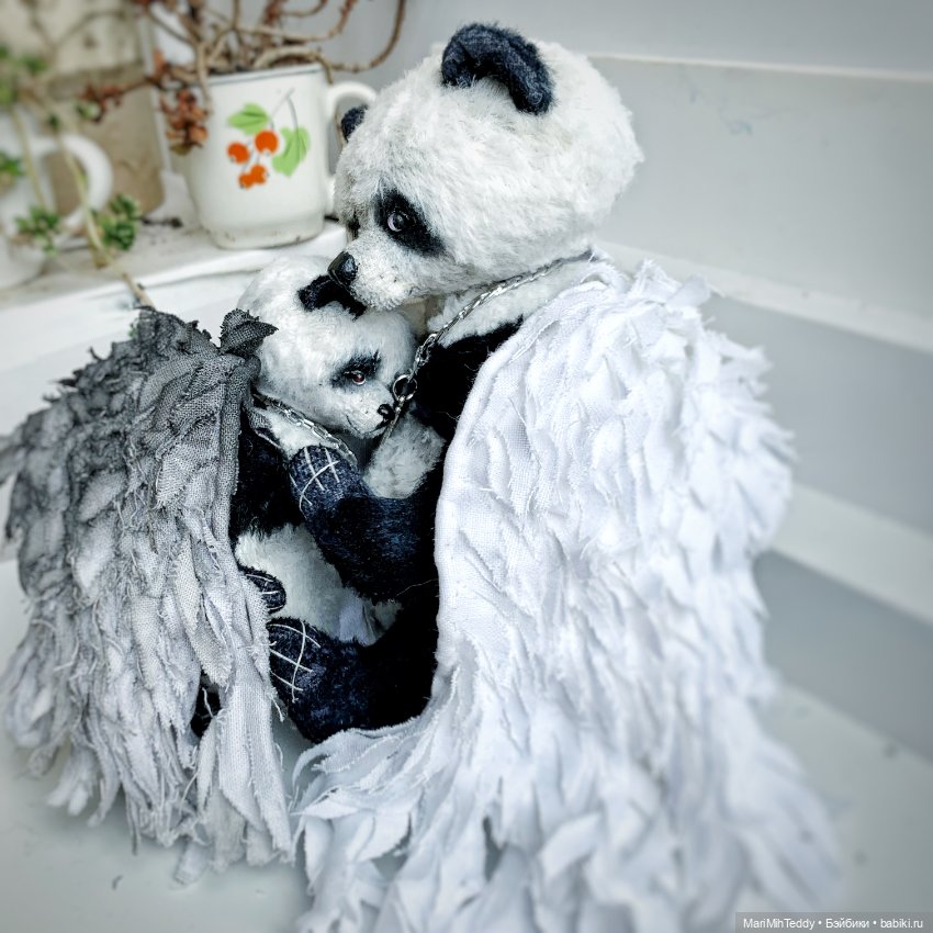Мастер класс «панда-ангел» 18 см (фото 7)