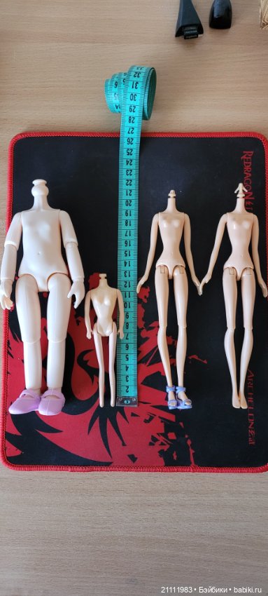 Лот тел и головушек — Тела и головы для кукол (фото 2)