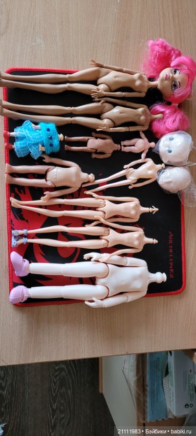 Лот тел и головушек — Тела и головы для кукол