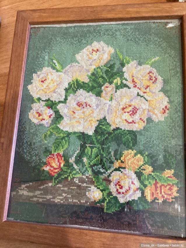 Для кукольного интерьера. Вышивка ручная работа в ассортименте (фото 3)