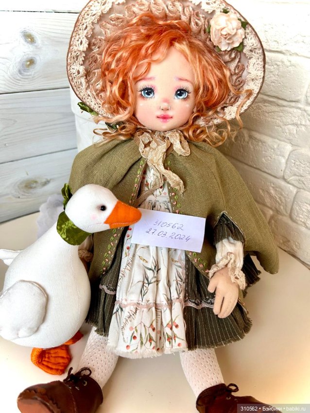 Текстильная куколка — Авторские куклы (фото 8)